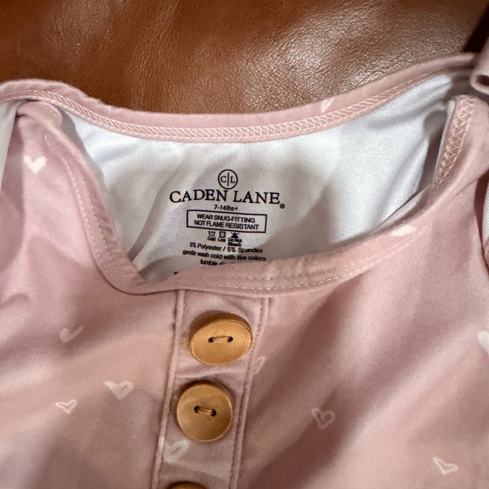 Caden Lane Pink Sleep Gown with Button Accents - Picture 2 of 2